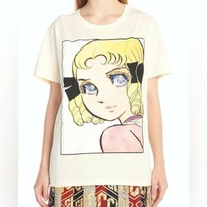 Gucci x Chikae Ide Cream Sequin T-Shirt